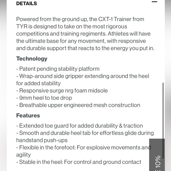 TYR CYX-1 Training Shoes - Picture 9 of 12